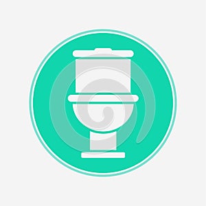 Toilet vector icon sign symbol