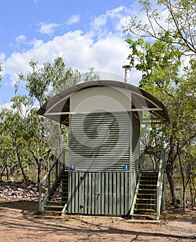 Toilets in Outback Australia.