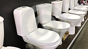 Toilets in the store