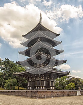 Toji Pagoda in Kyoto, Japan.