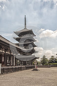 Toji Pagoda in Kyoto, Japan.