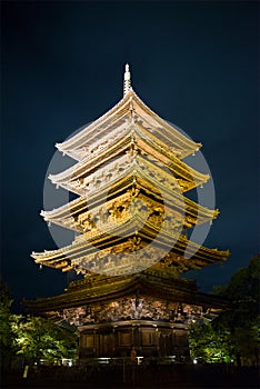 Toji Pagoda Temple, Japan Travel