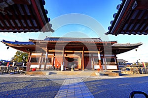 Toji Temple, a Historic Buddhist temple with a 5-story wooden pagoda