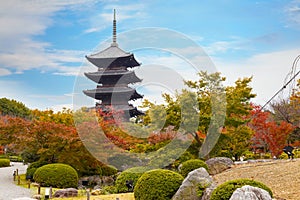 Toji Temple in Kyoto, Japan