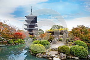 Toji Temple in Kyoto, Japan