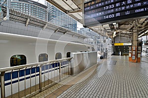 Tokaido Shinkansen platform. Tokyo Station. Tokyo. Japan