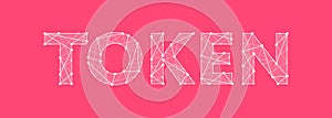 Token headline logo design