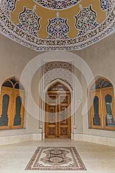 Toki Sarrafon Trading Dome in the center of Bukhara, Uzbekist