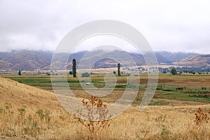 Tokmok Chuy Valley Burana Tower Minaret Landscape