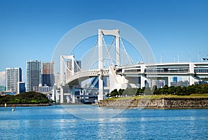 Tokyo bay and Odaiba area