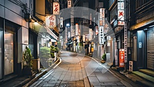 tokyo city in the night, street at night, night scene, city in the night