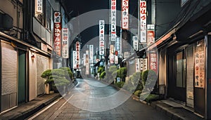 tokyo city in the night, street at night, night scene, city in the night