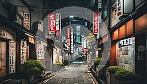 tokyo city in the night, street at night, night scene, city in the night