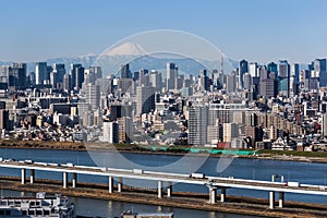 Tokyo city view with Tokyo Tower