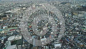 Tokyo Cityscape Endless City with Speedway, Tram Ways in Background. Japan XI