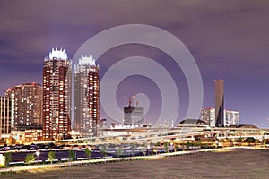 Tokyo cityscape at night