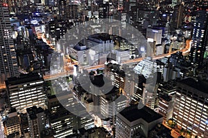 Tokyo cityscape at night