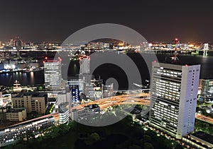 Tokyo cityscape at night