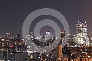 Tokyo cityscape at night