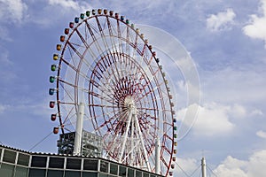 Tokyo: ferris wheel in amusement park