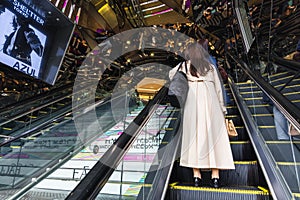 mirrored entrance of the Tokyu Plaza Omotesando Harajuku shopping mall in Tokyo, Japan