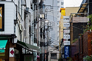 Tokyo, Japan, Asakusa Temple, Shop Street, Umbrella, Pole,