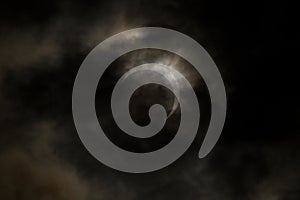 Tokyo, Japan - May 21: Annular eclipse