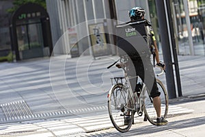 Uber Eats driver in Tokyo