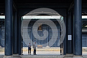 Visitors at Yushima Seido shrine