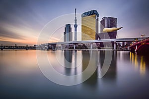 Tokyo, Japan on the Sumida River