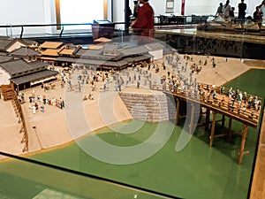 Exhibit at Edo-Tokyo Museum, Japan