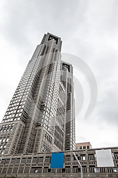 Tokyo Metropolitan Government Building also referred to as Tocho for short at dawn