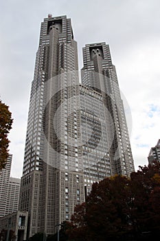 Tokyo Metropolitan Government Building in Shinjuku ward, Japan