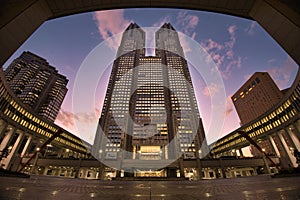 The Tokyo metropolitan government buildings