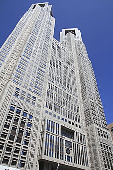 Tokyo metropolitan government office in Shinjuku, Japan