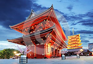 Tokyo - Sensoji-ji, Temple in Asakusa, Japan photo