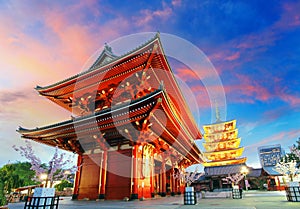 Tokyo - Sensoji-ji, Temple in Asakusa, Japan