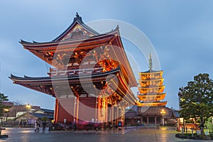 Tokyo - Sensoji-ji, Temple in Asakusa, Japan