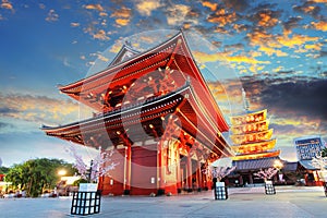 Tokyo - Sensoji-ji, Temple in Asakusa, Japan