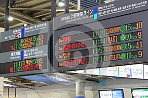 Tokyo Shinagawa trains