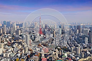 Tokyo city skyline photo