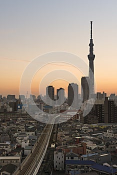 Tokyo Skyline at Asakusa