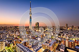 Tokyo Skyline with Skytree photo