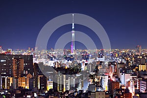 Tokyo Skytree and Skyline