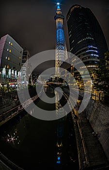 Tokyo Skytree and Sumida River