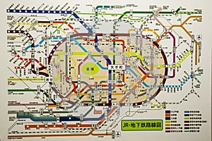 Tokyo Subway Map