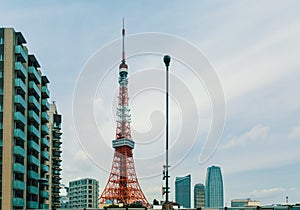 Tokyo Tower in Minato, Tokyo, Japan