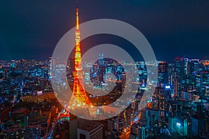 Tokyo tower night view