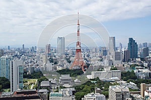 Tokyo tower and roppongi hills