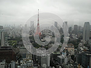 Tokyo Tower and Tokyo view